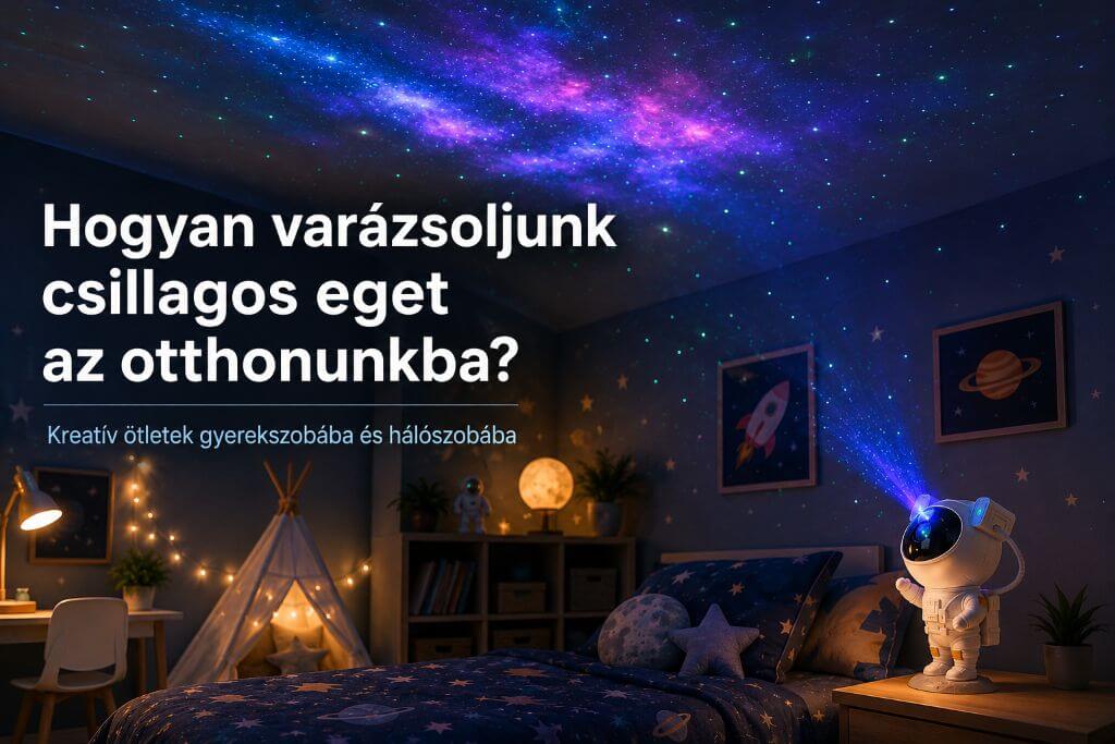 Hogyan varázsoljunk csillagos eget az otthonunkba? – Kreatív ötletek gyerekszobába és hálószobába